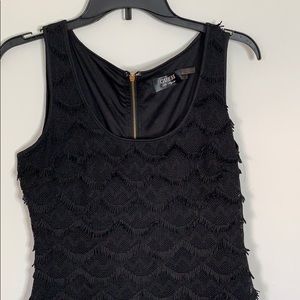 Guess black lace dress
